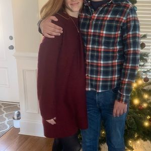 Red Sweater Dress from ASOS